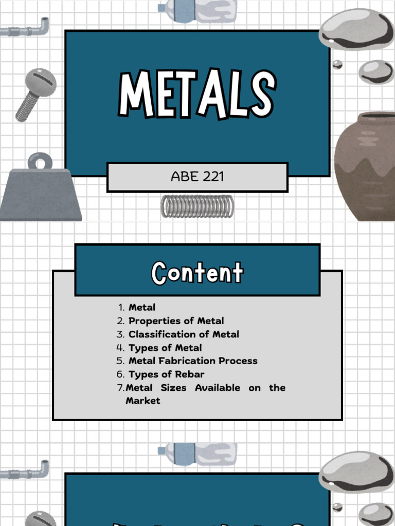 Comprehensive Guide to Metals and Fabrication | PDF | Metals | Iron
