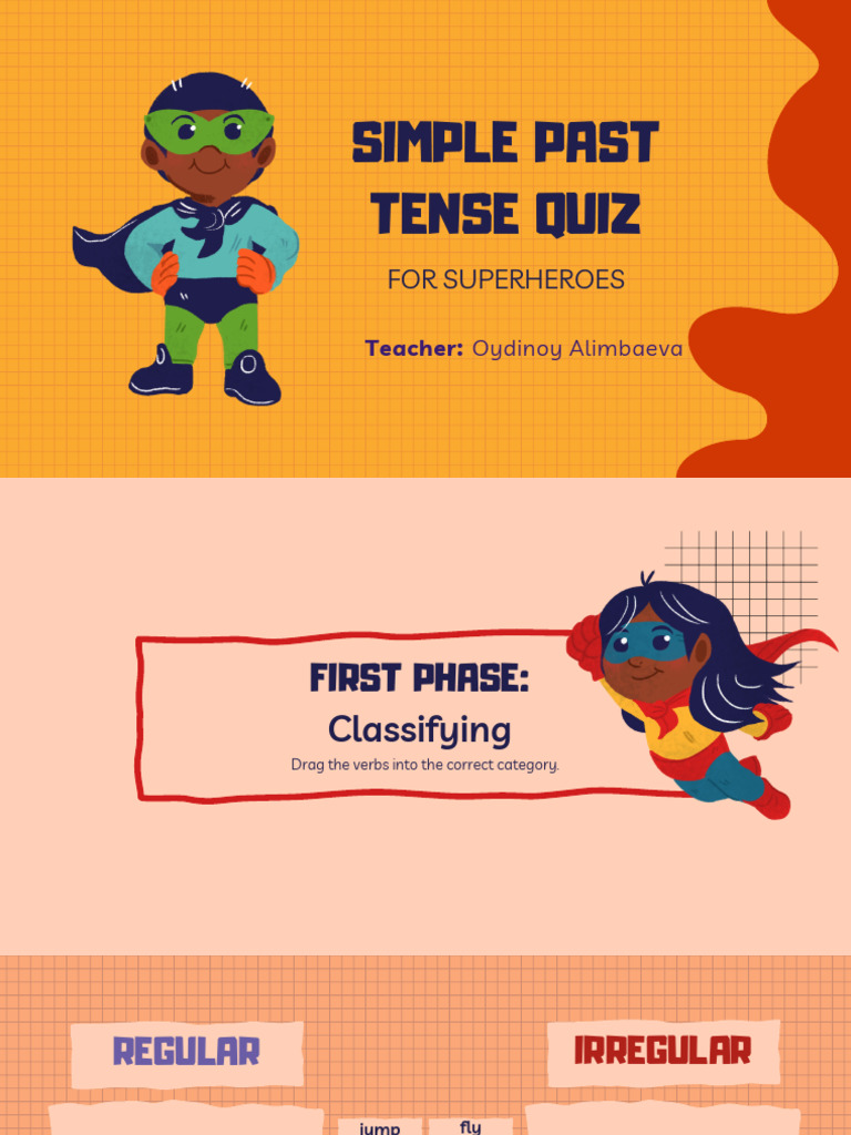 Past Simple Tense English Quiz Pdf