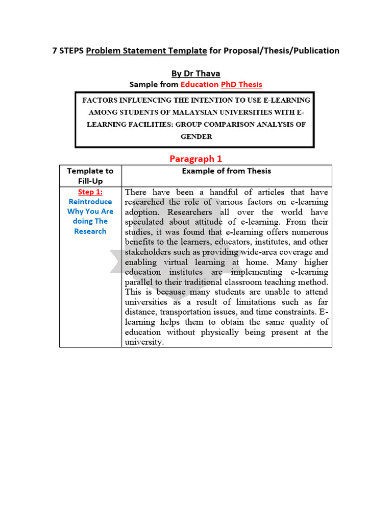 E-Learning Adoption: 7-Step Template | PDF | Educational Technology ...