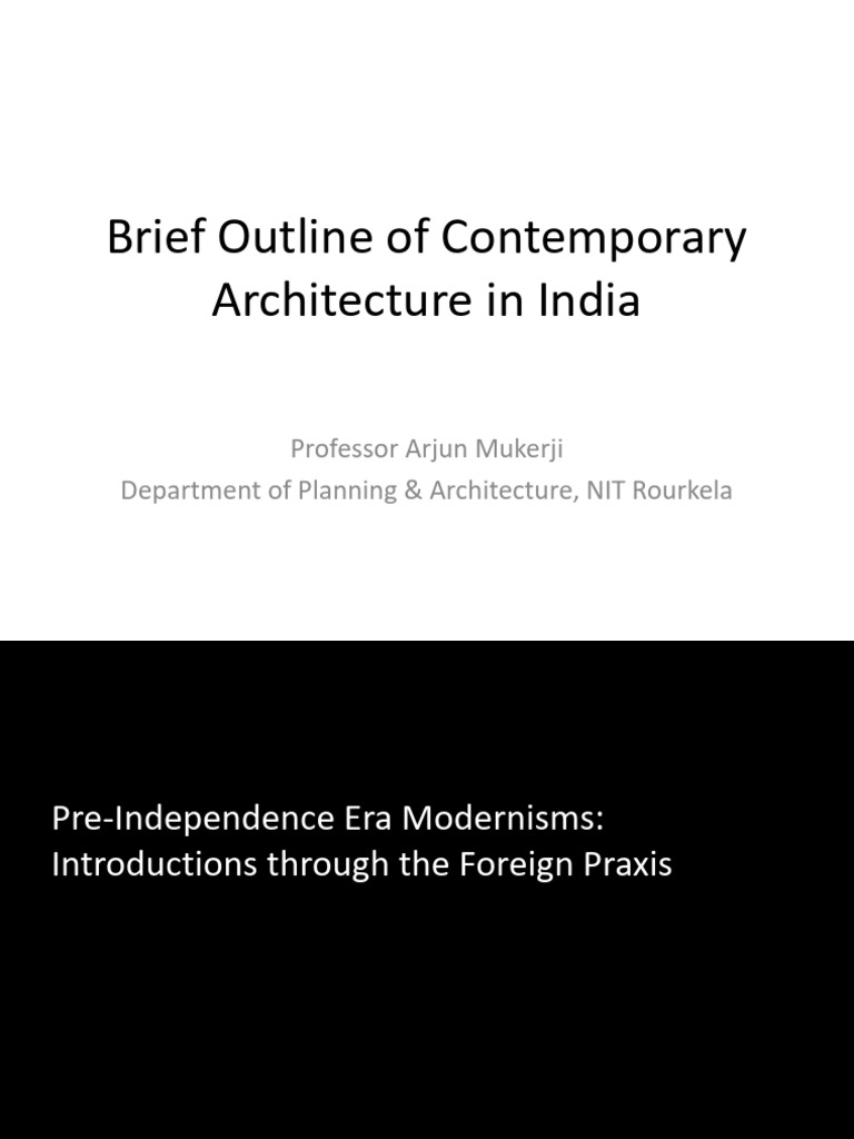 Contemporary Architecture in India | PDF
