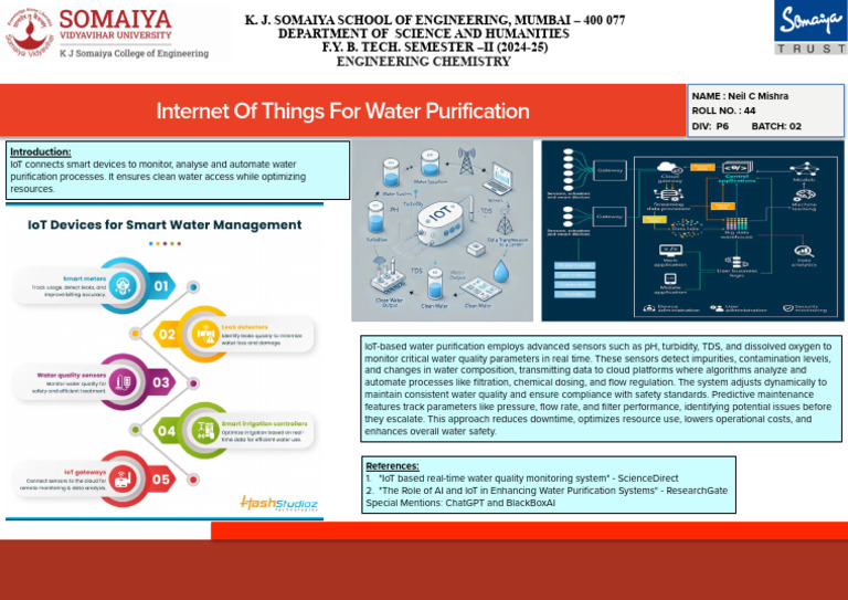 IoT for Water Purification Systems | PDF | Internet Of Things | Water ...
