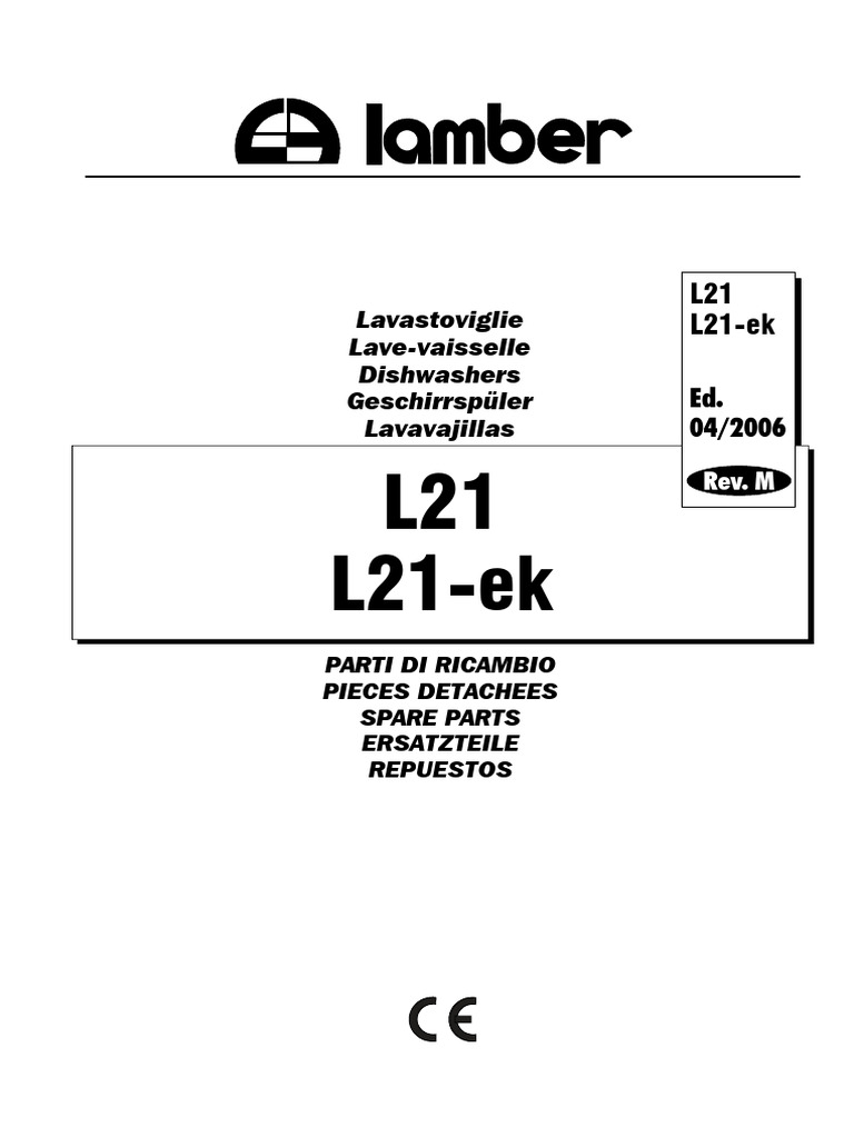 Pièces détachées pour lave-vaisselle L21 | PDF