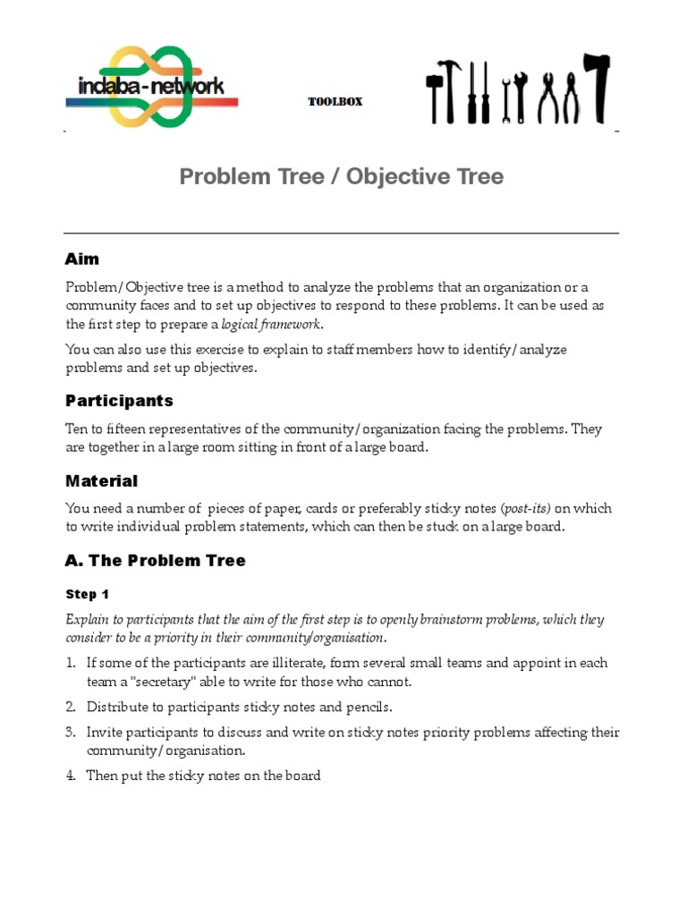 Problem Objective Tree | PDF | Cognition | Psychological Concepts