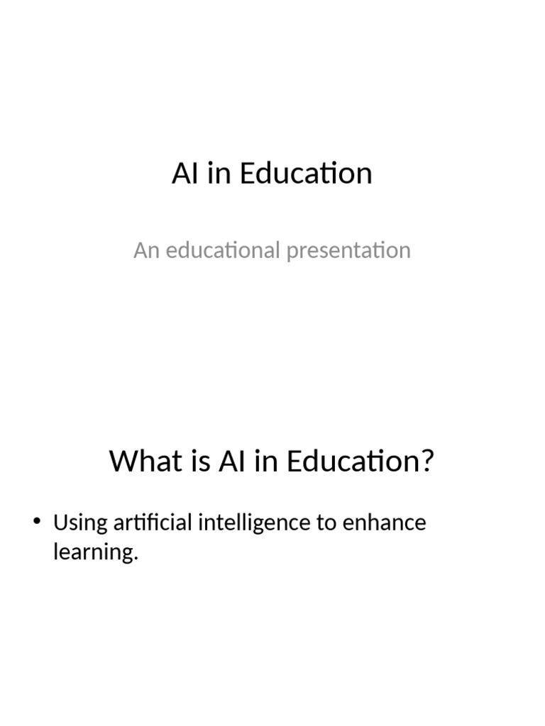 AI in Education: Pros and Cons | PDF