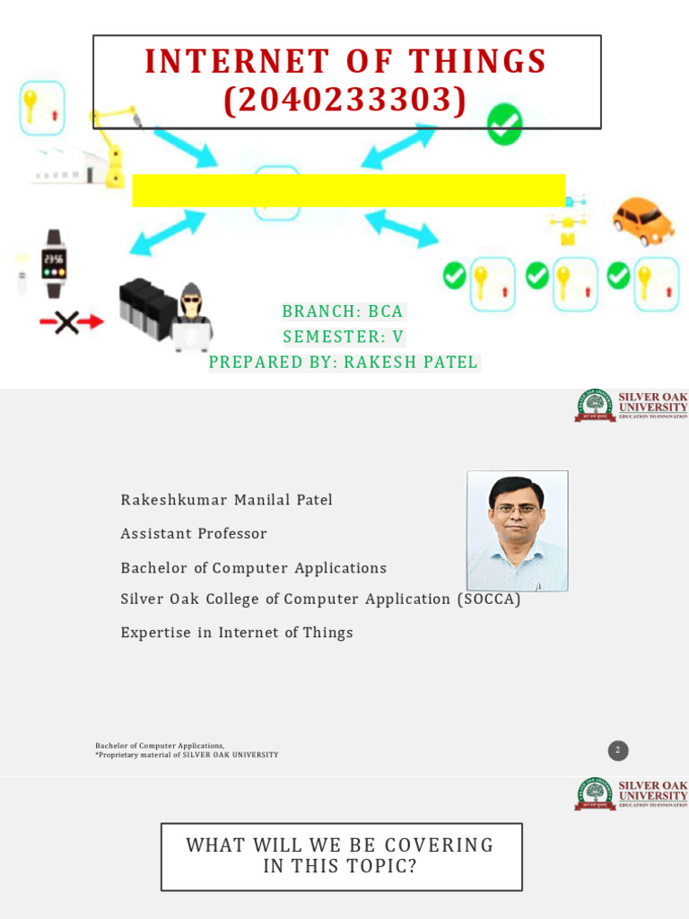IoT Platforms and Data Analytics Overview | PDF | Internet Of Things ...