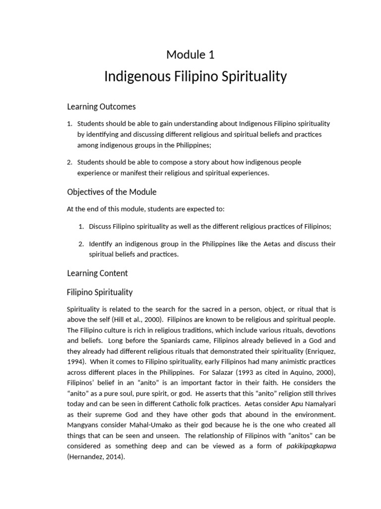 Aetas' Supreme God: Apo Namalyari | PDF | Philippines | Deities