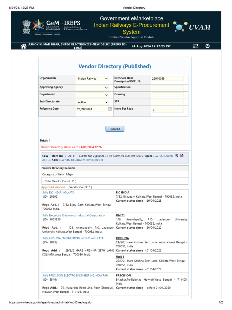 Vendor Directory Fire Alarm Pdf