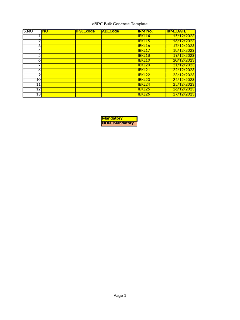 eBRC Bulk Generation Instructions | PDF | United States Dollar ...