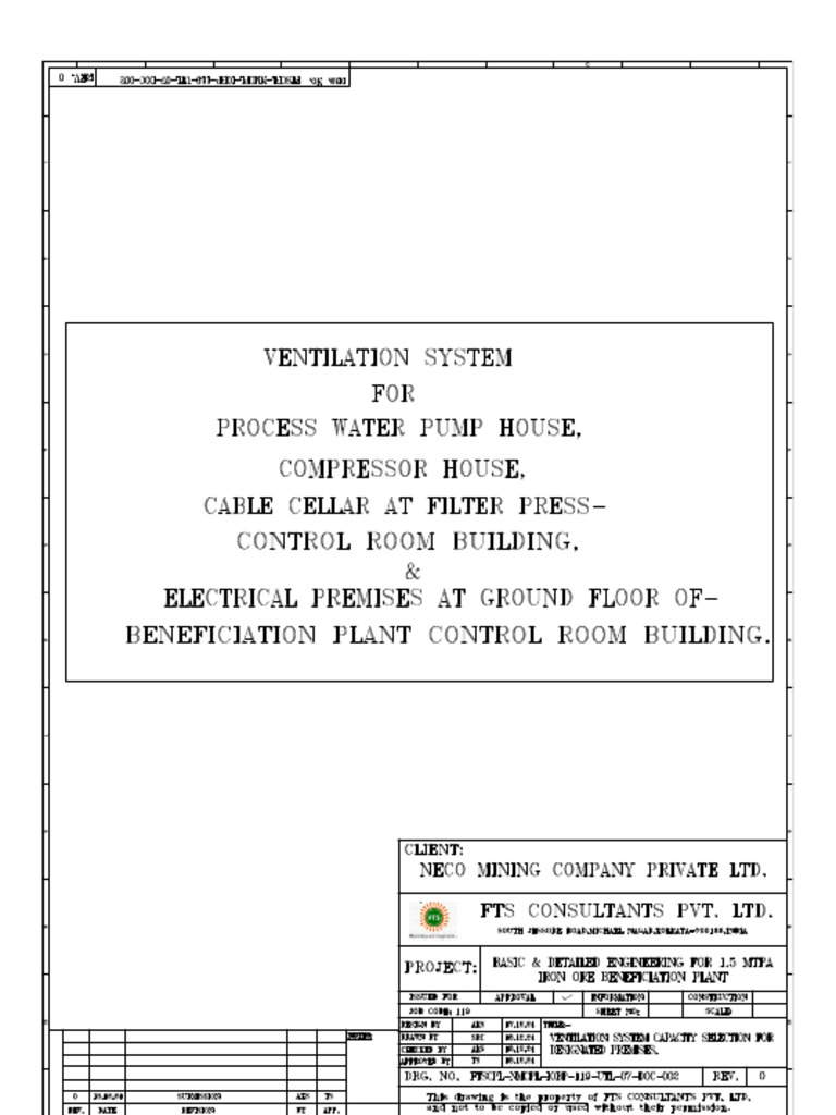 Ventilation System Capacity Selection for Designated Premises | PDF