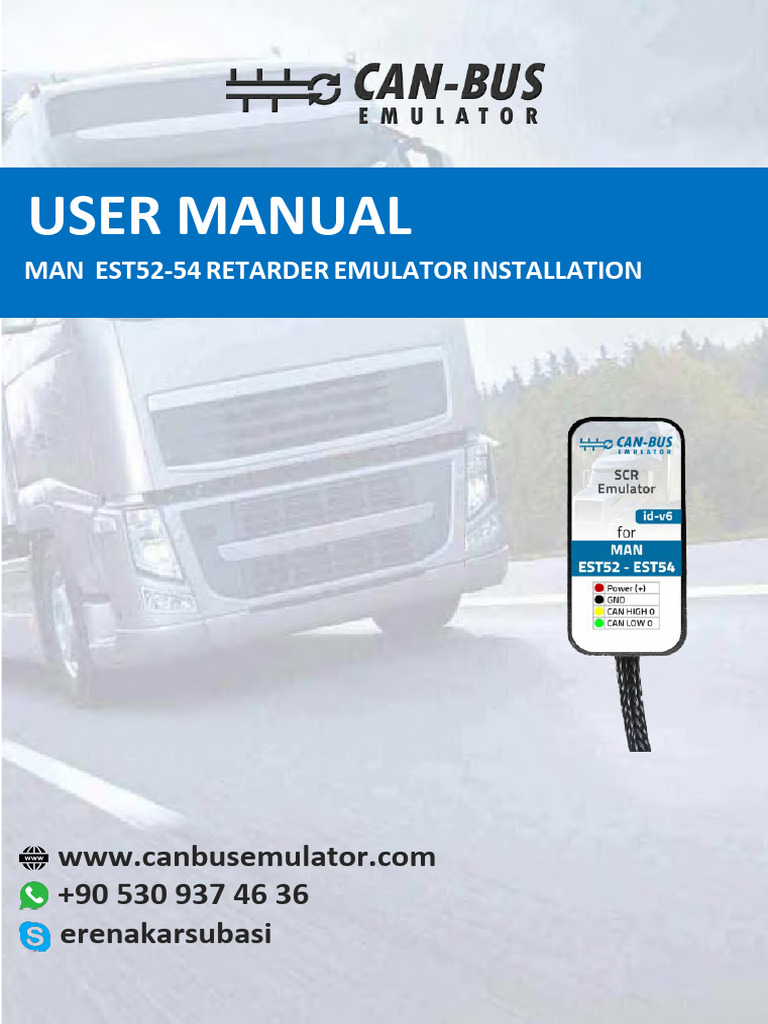 Retarder Emulator Installation Manual | PDF