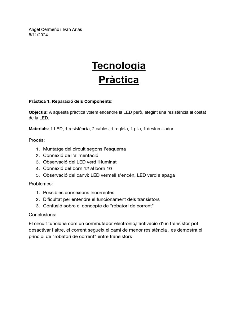 Tecno Pràctiques | PDF