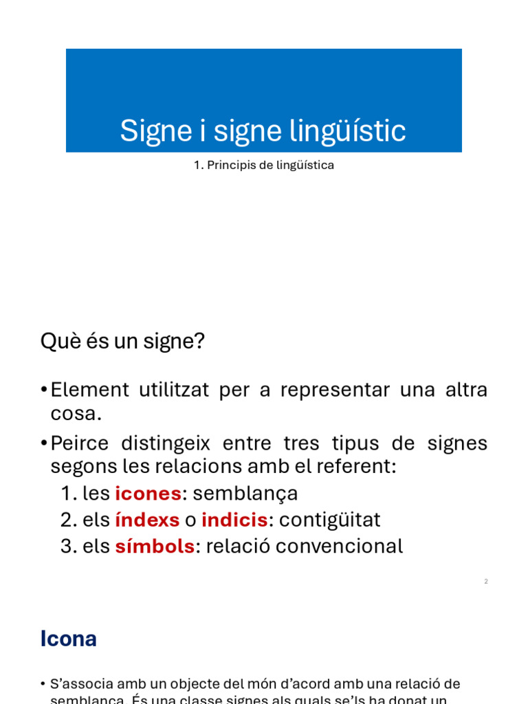 Signe I Signe Lingüístic | PDF