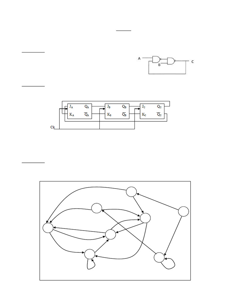 Sequential Circuit Design Exercises | PDF | Automata Theory | Digital ...