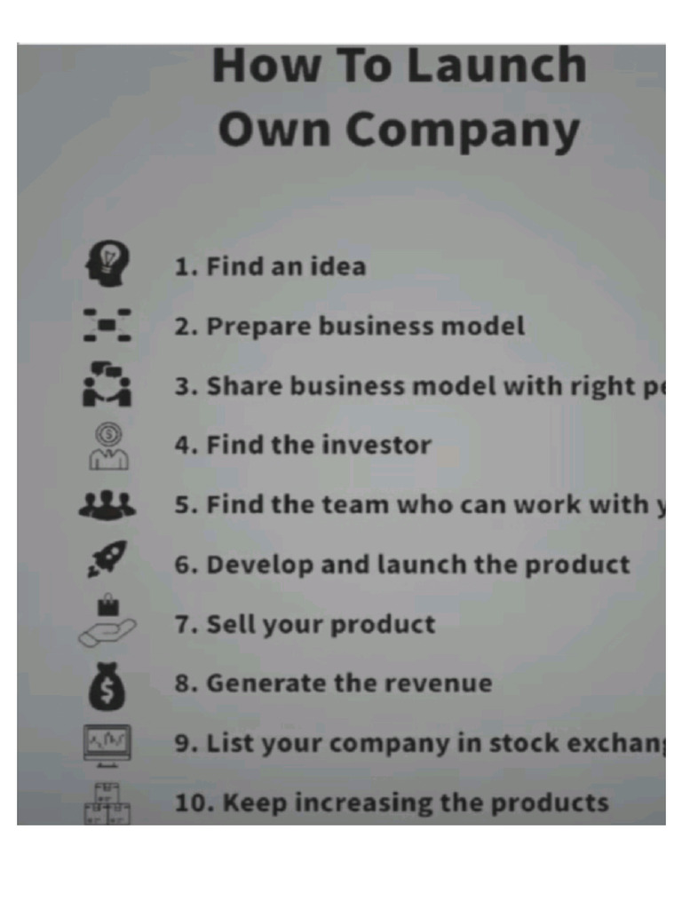 Way To Launch Startup | PDF