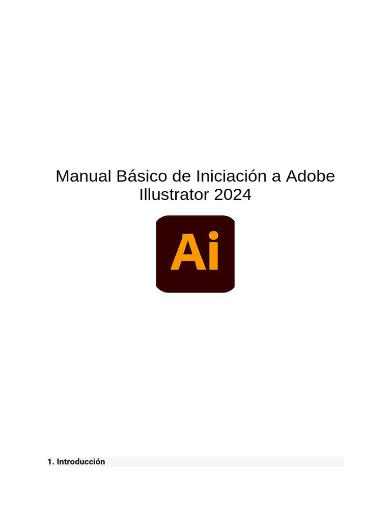 Guía de Inicio Rápido a Illustrator 2024 | PDF | Ilustrador Adobe ...