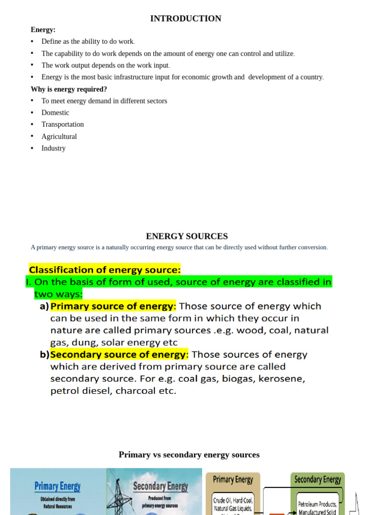 unit 1 | PDF | Energy Development | Renewable Energy