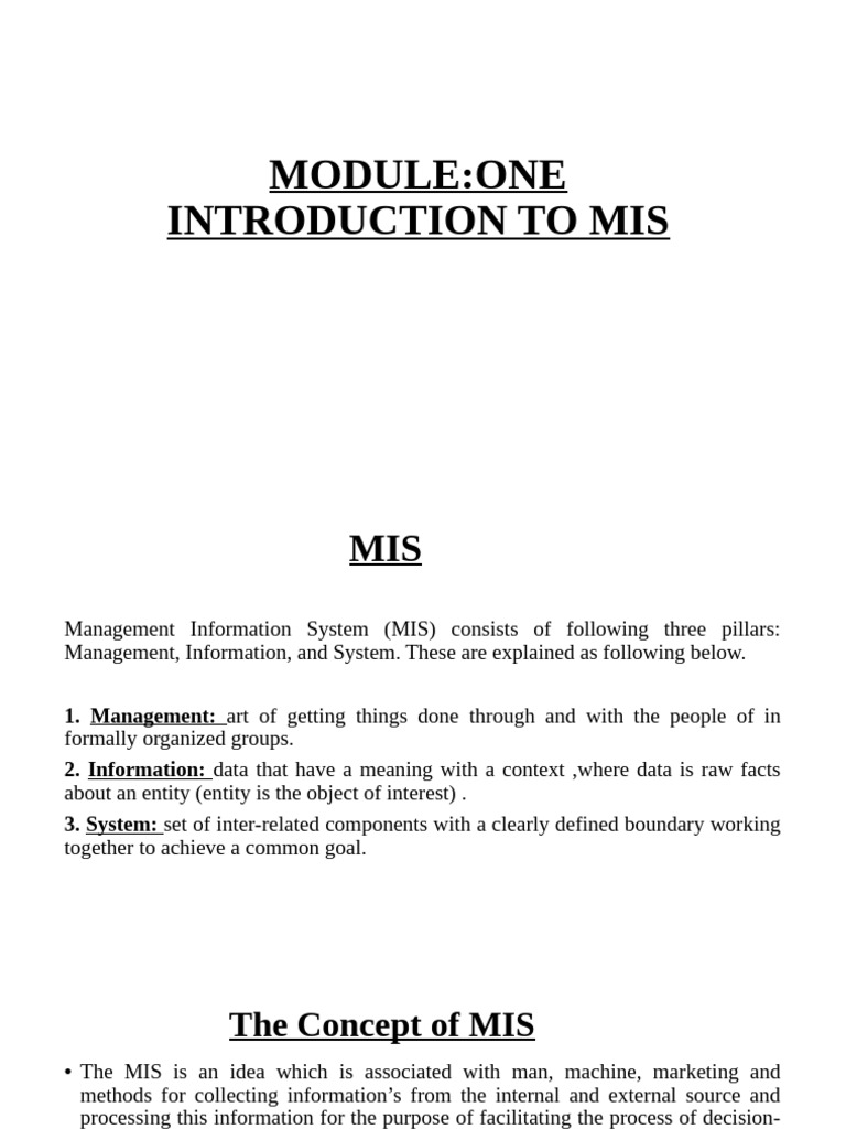 ITM MODULE 1 | PDF | Performance Indicator | Strategic Planning