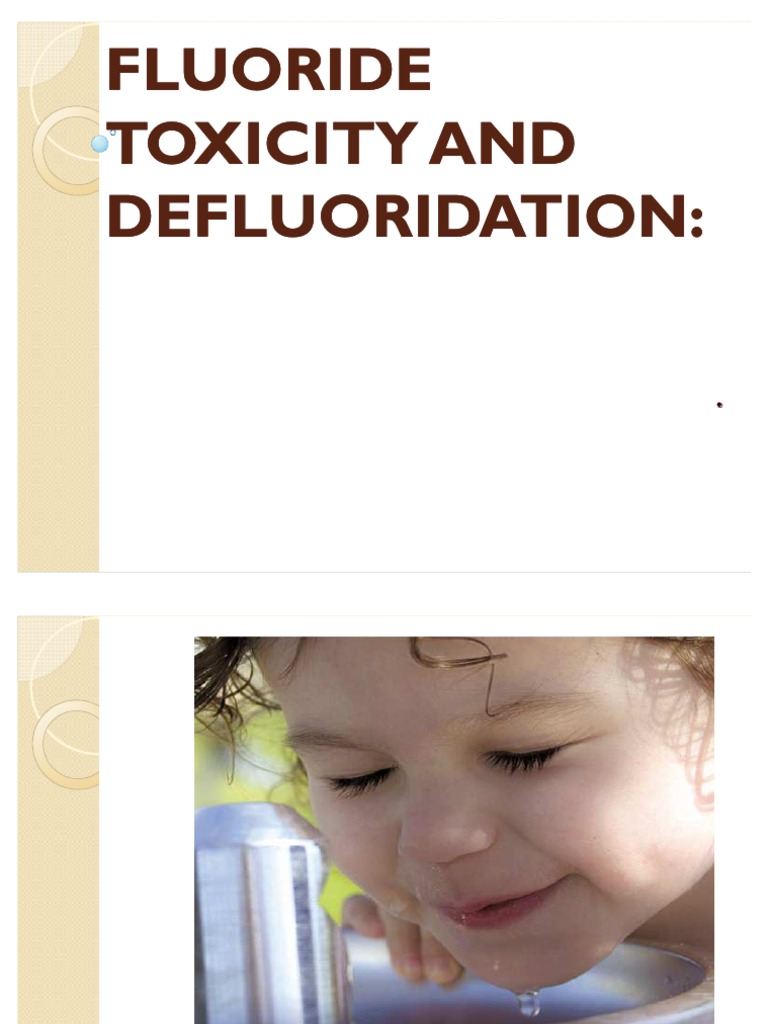 Understanding Fluoride Toxicity | PDF | Fluoride | Ion Exchange