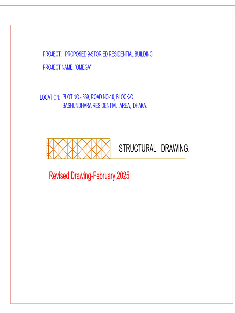 Structural Drawings for Omega Building | PDF | Concrete | Architectural ...