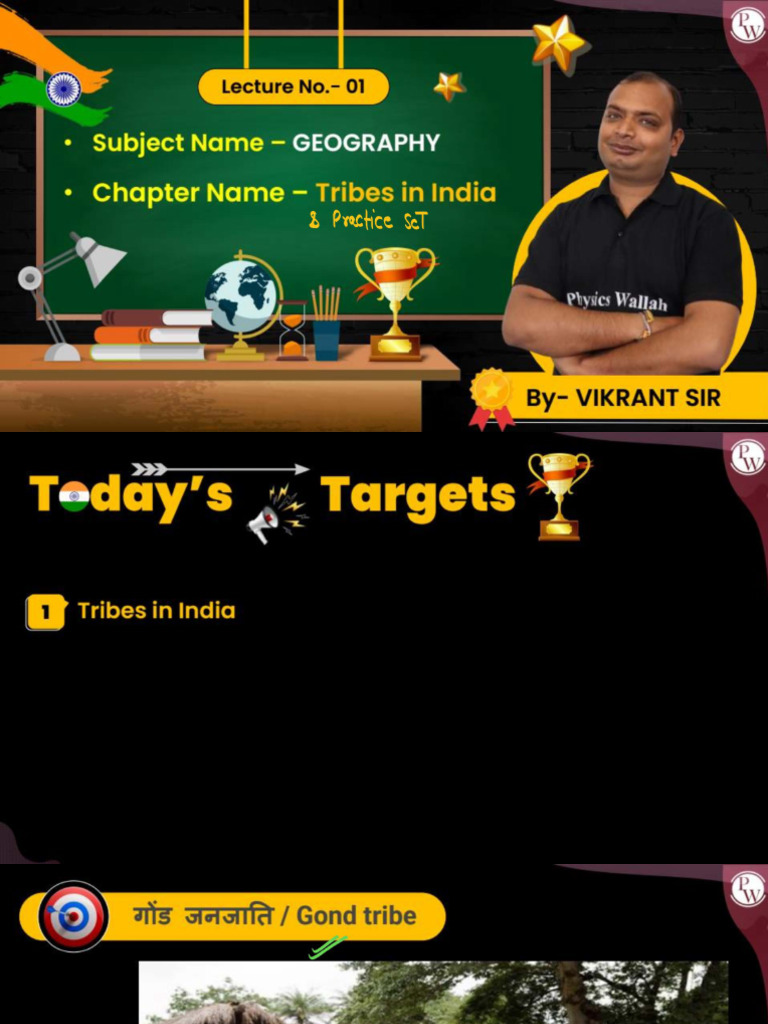 Tribes of India and Practice Set 01 - Class Notes | PDF