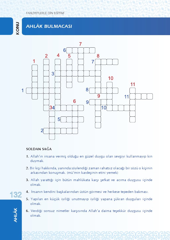 Ahlâk - Bulmaca | PDF