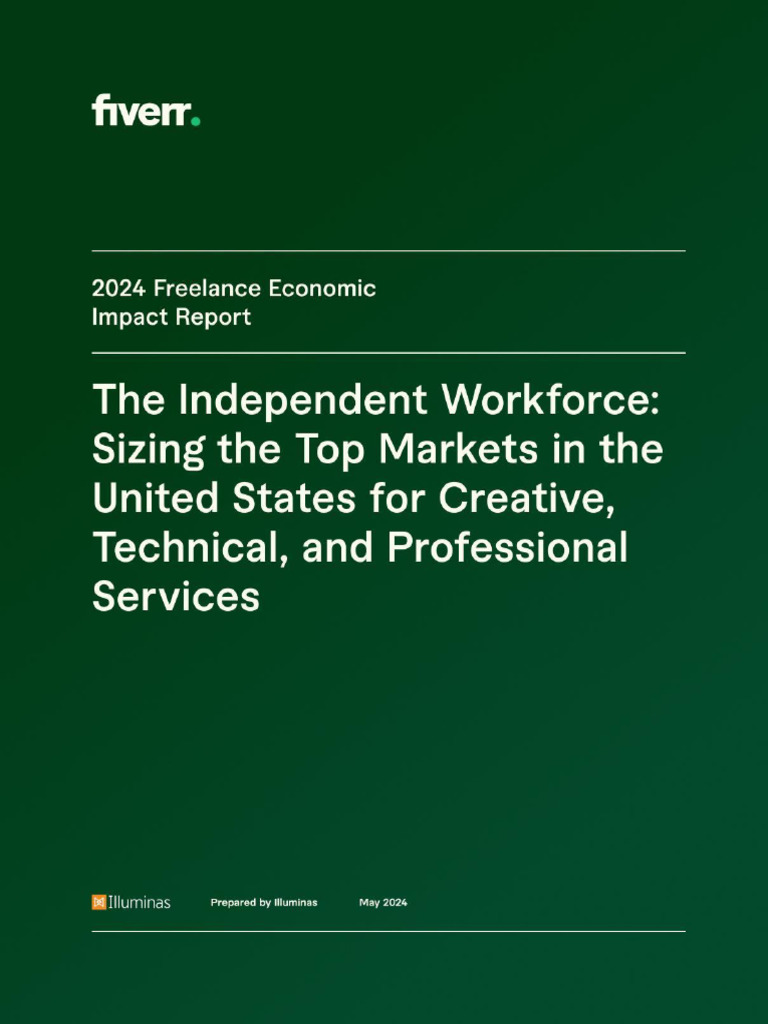 Freelance Economy 2024.383cbc1 | PDF | Cost Of Living | Millennials