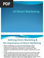 Direct MKTG Principle & Practice PPT by Prof Gita Ran