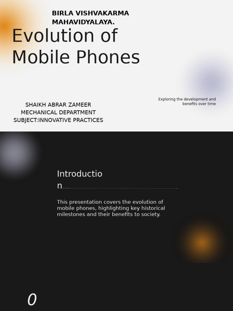 Mobile Phone Evolution and Benefits | PDF