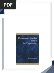 Personality Guided Therapy for Depression 1st Edition Neil R. Bockian all chapter instant download