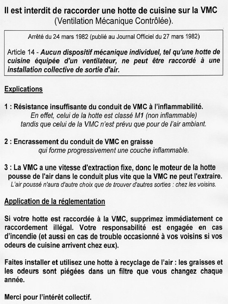 VMC Hotte PDF — free download