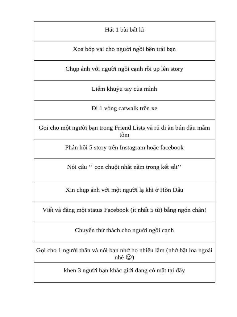 Hát 1 bài bất kì | PDF