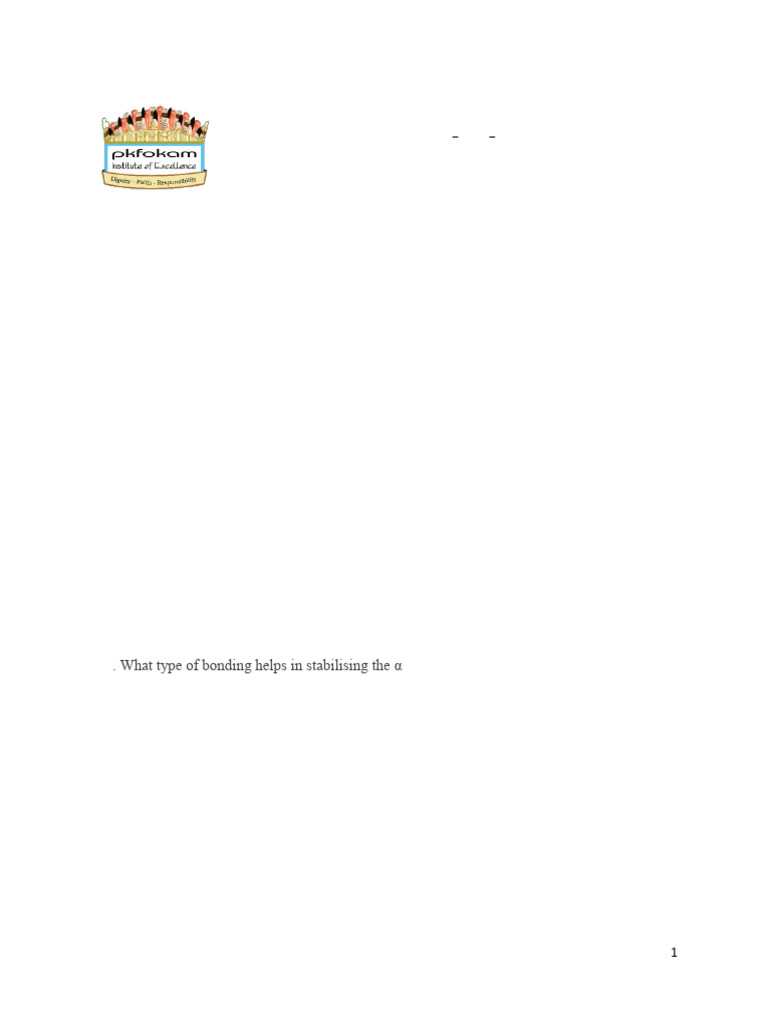 Assignment Chapter 10 - Biomolecules + S | PDF