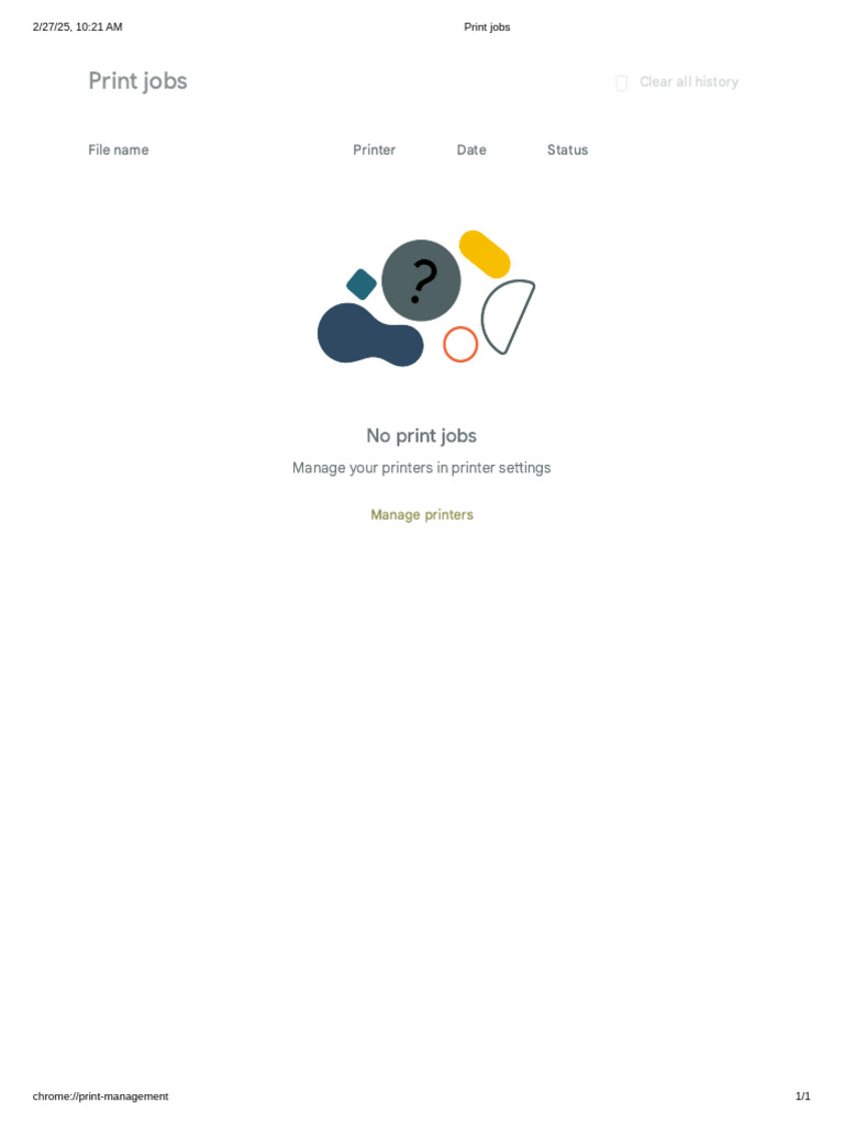 Print Jobs | PDF