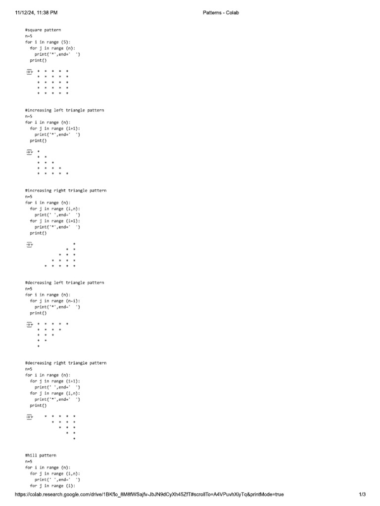 Patterns | PDF