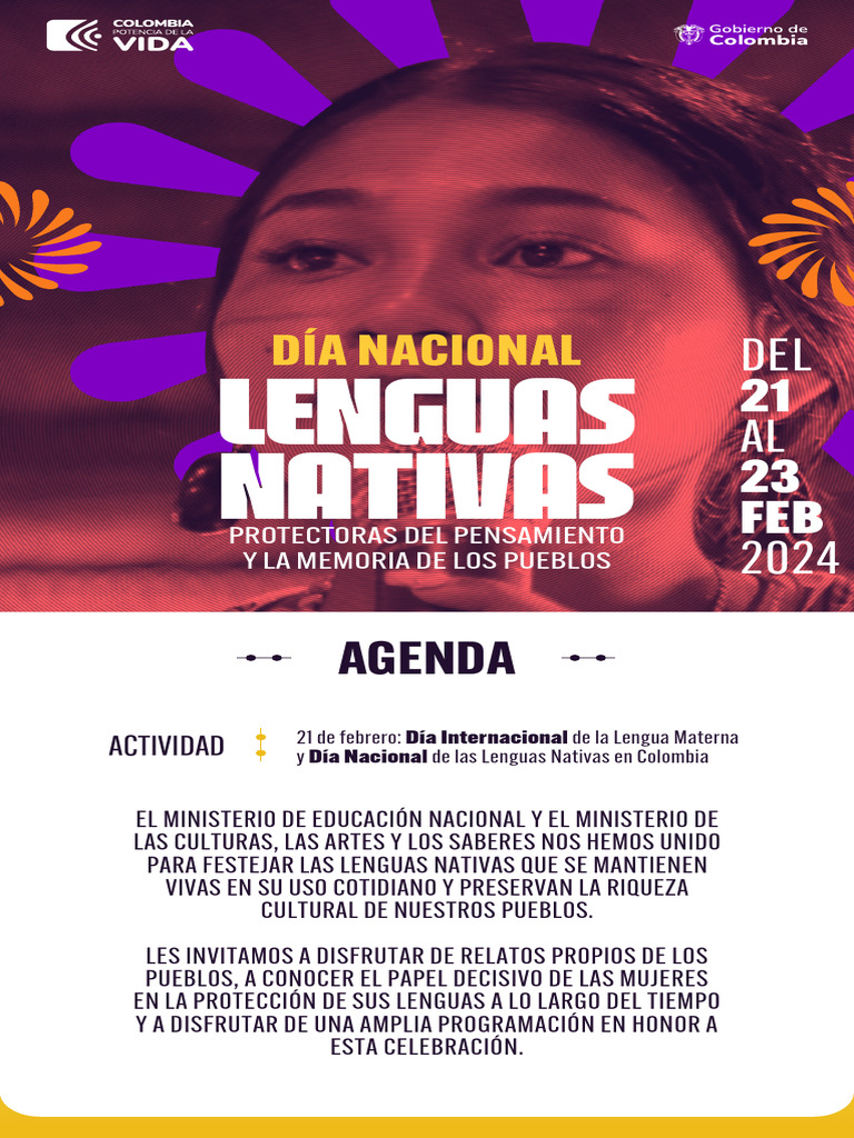 Celebración de Lenguas Nativas en Colombia | PDF | Colombia