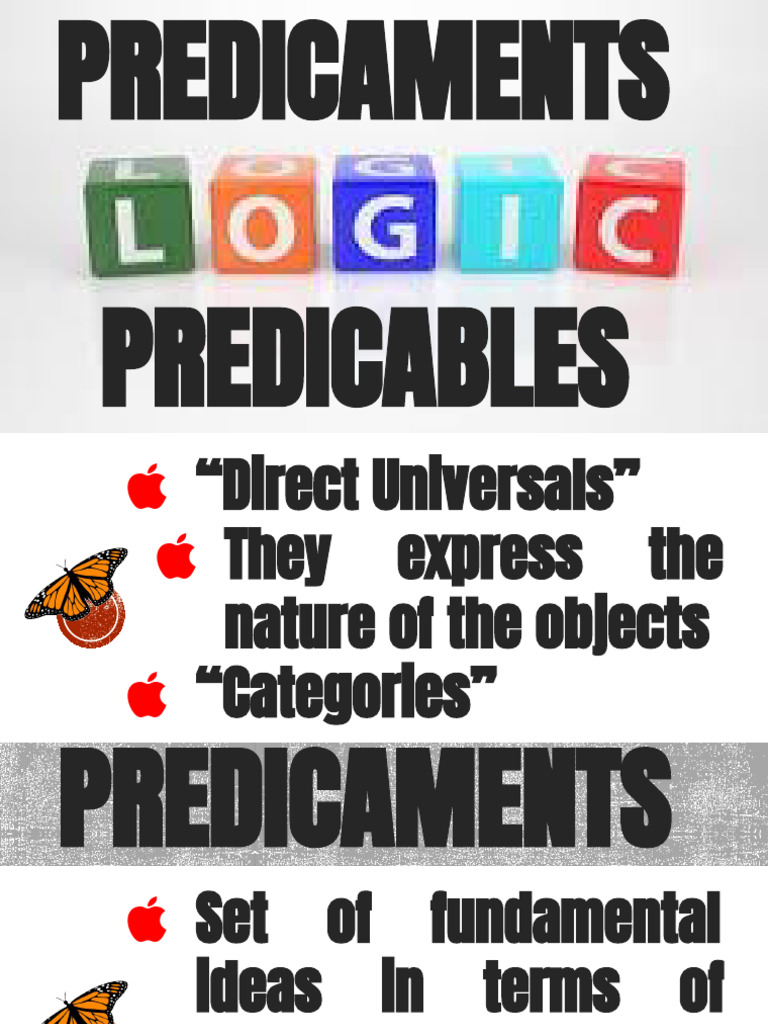 Understanding Predicaments and Predicables | PDF