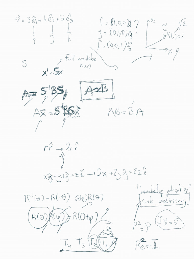 Lineer Cebir 5 | PDF