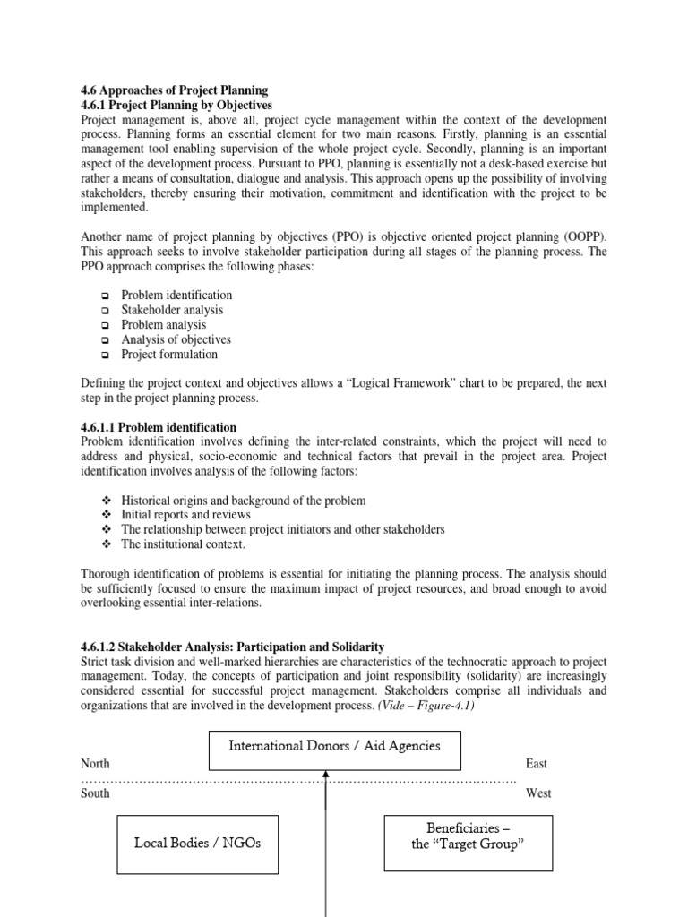 Approaches of Project Planning | PDF | Cluster Analysis | Project ...
