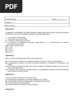 Prova SSA 3 2025: Temas e Questões | PDF | Economia | Economias