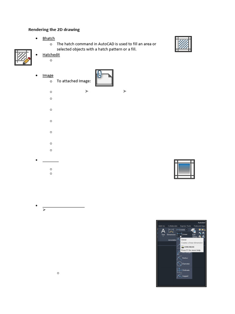 AutoCAD 2D Drawing Techniques Guide | PDF | Angle | Dimension