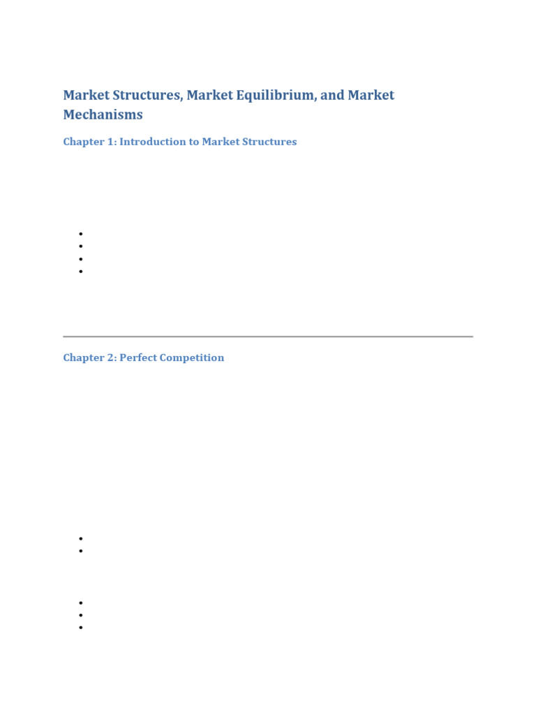 Monopoly and Market Equilibrium Insights | PDF | Monopoly | Perfect ...