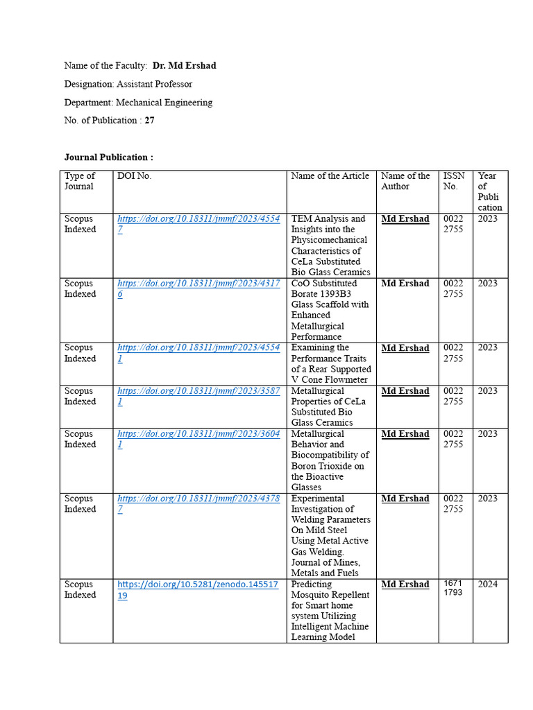 Mechanical Engineering Research | PDF | Secondary Sector Of The Economy ...
