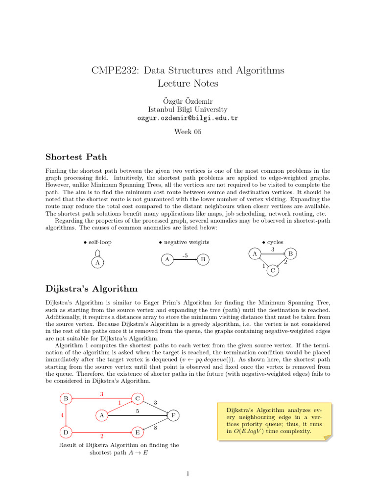 Cmpe232 Lecture Notes 05 | PDF | Mathematical Relations | Graph Theory