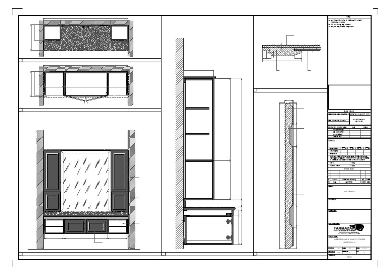 Bedroom Vanity Design Details | PDF