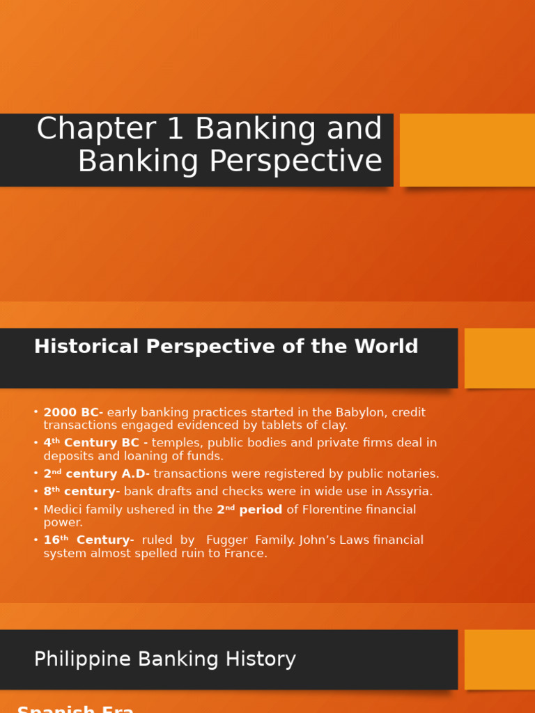 Chapter 1 Banking and Banking Perspective | PDF | Banks | Corporations
