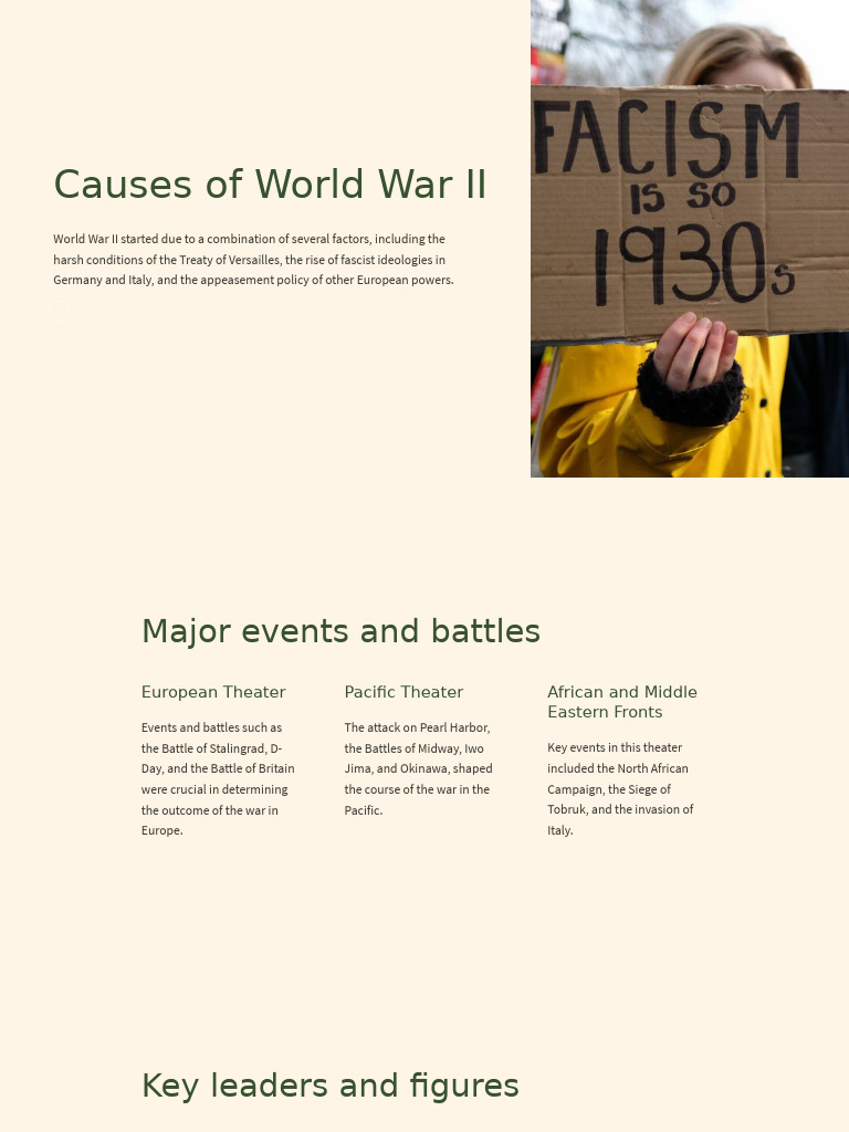 Causes and Impact of World War II | PDF | World War II | Nazi Germany