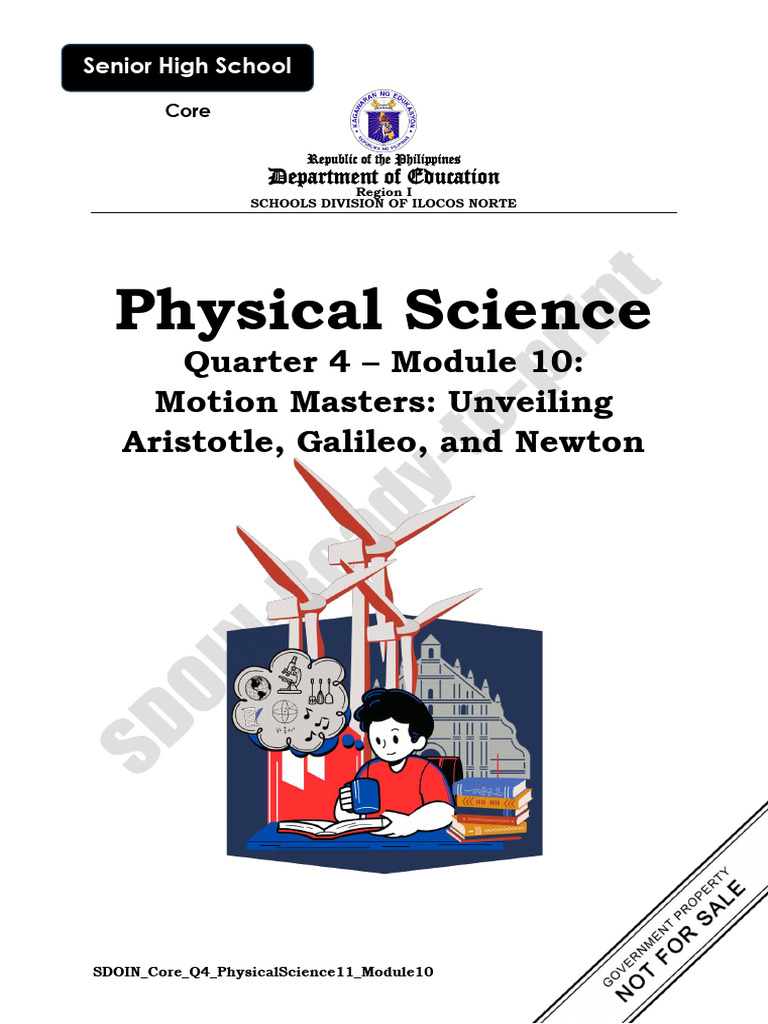 CORE PhysicalScience11 Q4 M10 W2 Motion Masters Unveiling Aristotle ...
