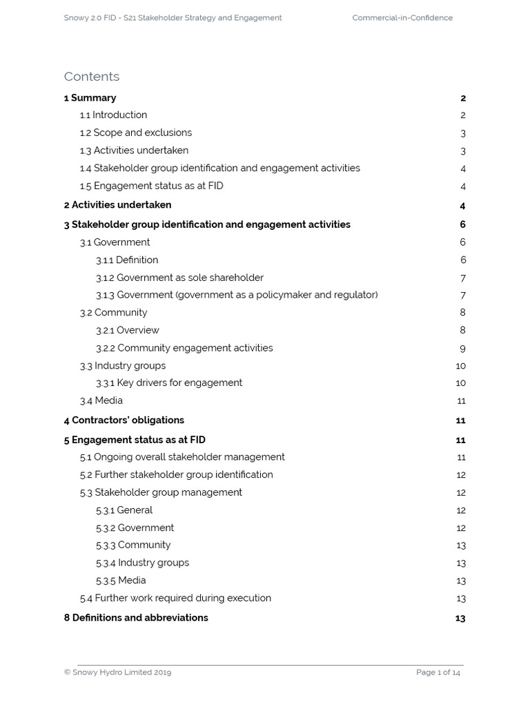 S21 Stakeholder Strategy and Engagement | PDF | Governance | Policy