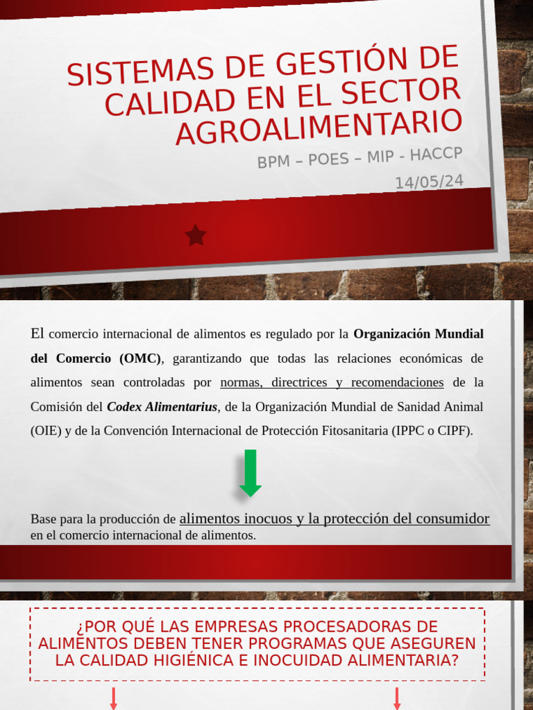 Calidad e Inocuidad en Alimentos: BPM, HACCP | PDF | Análisis de Riesgo ...