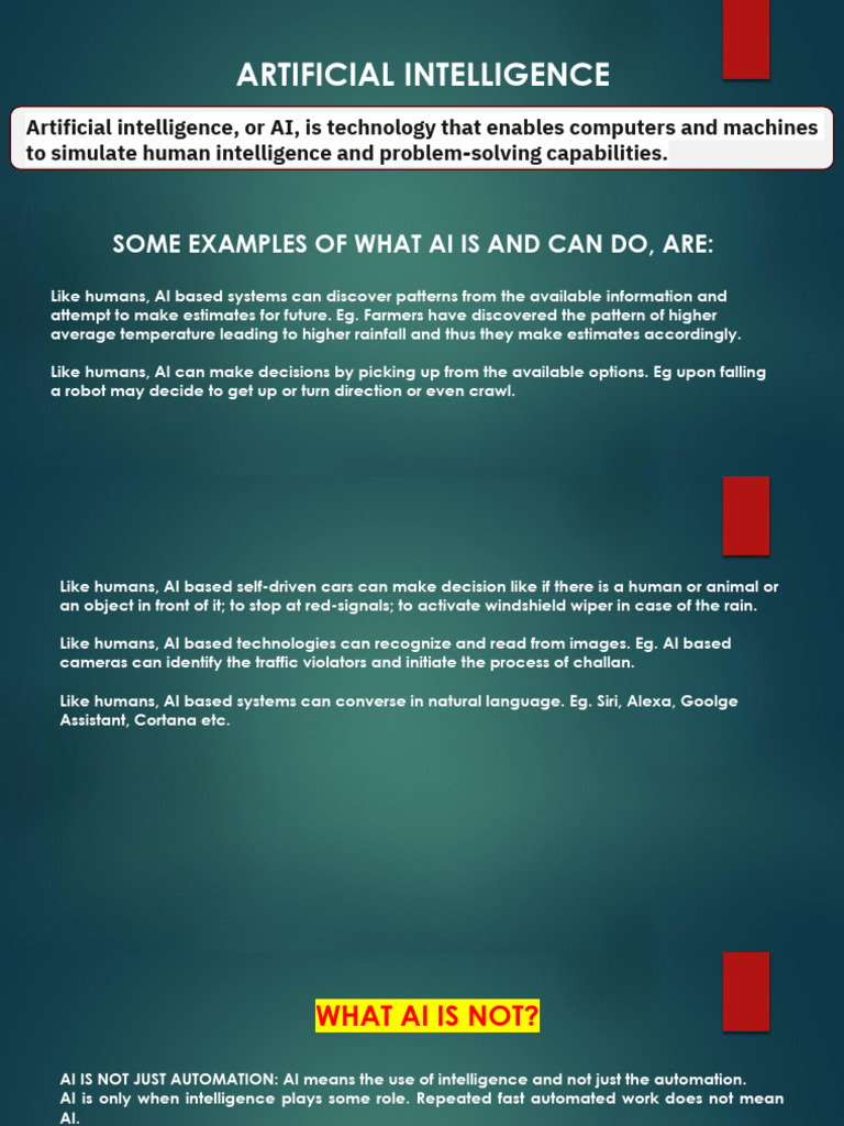 Understanding Artificial Intelligence Basics | PDF | Machine Learning ...